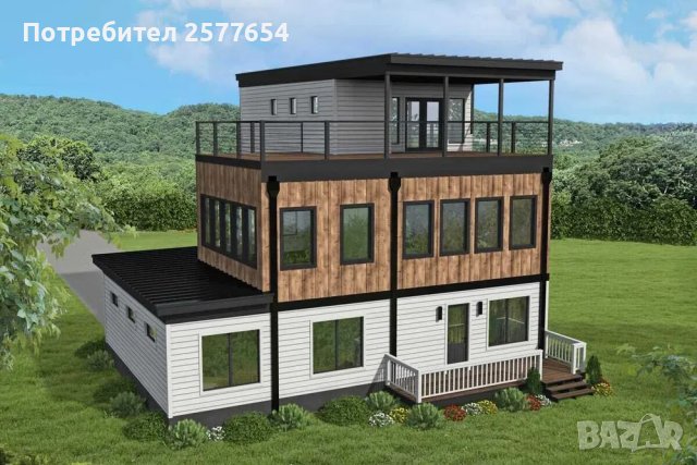 Сглобяеми къщи, Преместваеми, Модулни, Преносими Жилищни -300м2 Кредит, снимка 2 - Строителни материали - 44214713