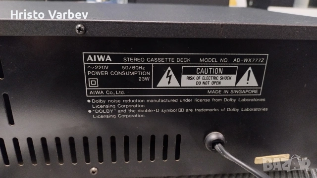 Aiwa AD-WX777, снимка 9 - Декове - 53684611