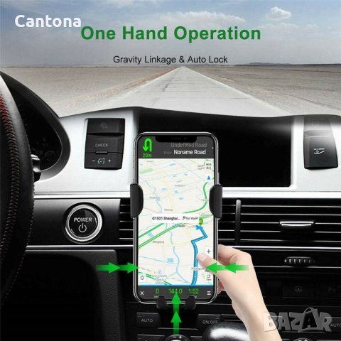 Стойка за кола с безжично зарядно, Fast Wireless Charger, снимка 6 - Зарядни за кола - 41444819