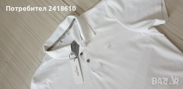 Calvin Klein Golf Stretch Pique Cotton Mens Size M НОВО!   ОРИГИНАЛ! Мъжка Тениска!
