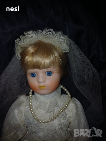 Булка - The Heritage Mint Collection Ltd. Порцеланова кукла 16" 1988/1989, снимка 6 - Други ценни предмети - 52964971