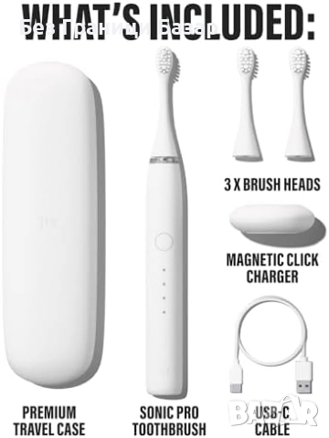 Нова Sonic Pro електрическа четка за зъби – премахва плака и избелва, снимка 8 - Други - 51592556