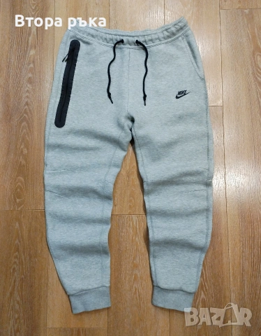 Мъжко спортно долнище Nike - Sportswear Tech Fleece , сиво оригинален , снимка 2 - Спортни дрехи, екипи - 53011913