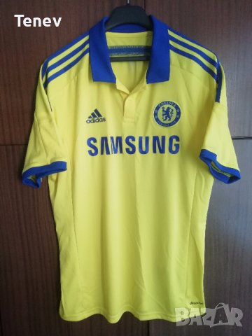 Chelsea Adidas оригинална тениска за гостуване 2014/2015 Челси Адидас жълта фланелка екип , снимка 1 - Тениски - 41766391