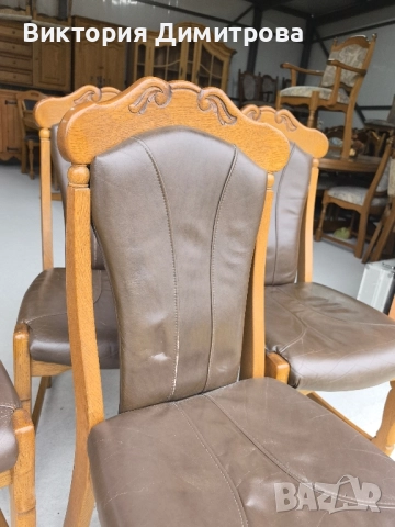 Комплект от 4 трапезни стола , снимка 4 - Столове - 52435719