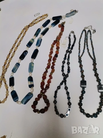 САМО 50 Евро!!! 23 БРОЯ гердани и колиета от натурални камъни, снимка 9 - Колиета, медальони, синджири - 53354834