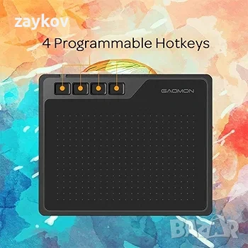 GAOMON S620 6.5 x 4 инча таблет за рисуване, графичен таблет с пасивна писалка с 8192 нива, снимка 6 - Таблети - 53588012