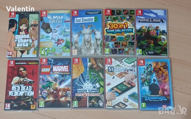 Лот Игри за Nintendo Switch 