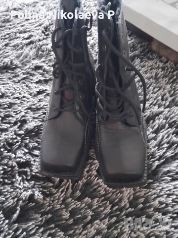 боти на Mega Gaga 37 естествена кожа , снимка 2 - Дамски боти - 52574683