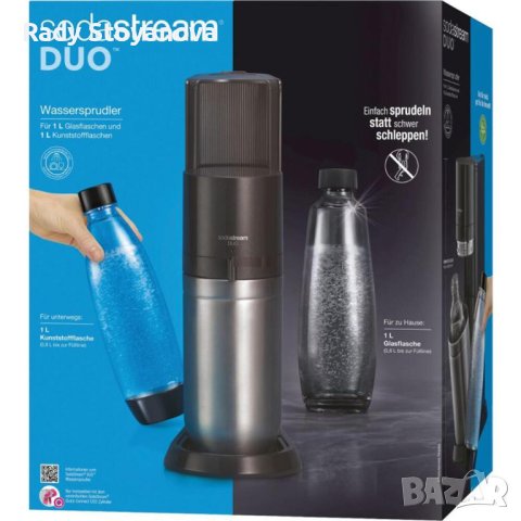 Машина за газирана вода SodaStream Duo + 2 бутилки, снимка 2 - Друга електроника - 41391892