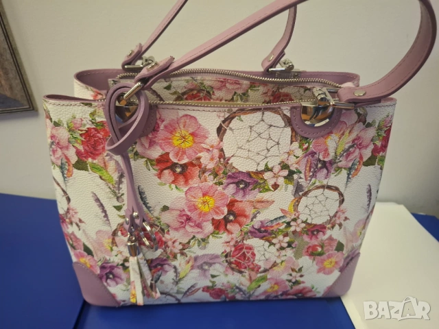 Оригинална дамска чанта естествена кожа 15 евро , снимка 2 - Чанти - 52489913