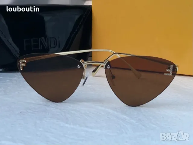 Fendi Дамски слънчеви очила тъиъгълни 3 цвята, снимка 7 - Слънчеви и диоптрични очила - 47766215