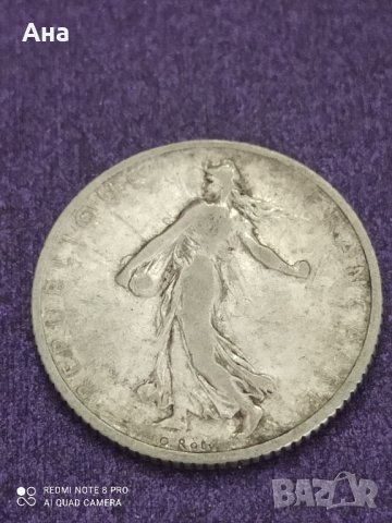 1 франк 1904, снимка 2 - Нумизматика и бонистика - 41489035