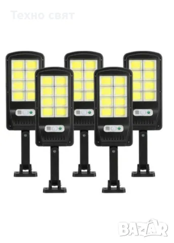 ПРОМОЦИЯ 10бр=159.90лв Соларни 1200W LED Лампа IP65+стойка+дистанцион, снимка 6 - Соларни лампи - 47695994