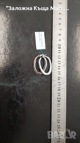 Сребърни обеци , снимка 2 - Обеци - 52738186