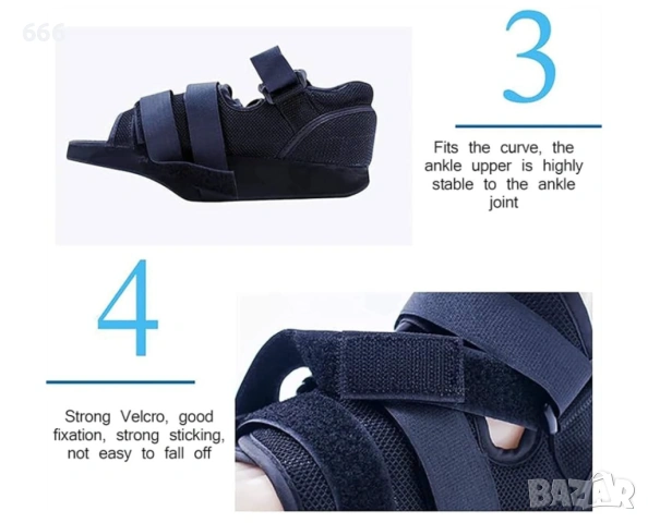 Следоперативни обувки за счупен пръст , ПОСТОПЕРАТИВНА ОБУВКА, снимка 6 - Ортези и протези - 53802872