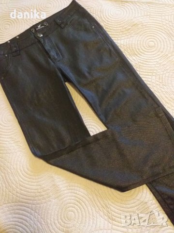 Дамски панталон с блясък М 