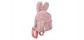 Детска плюшена розова чанта с уши , снимка 2