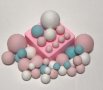 3D топче топчета различни размери силиконов молд форма калъп гипс фондан шоколад, снимка 1