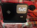 Ново Мултифункционално 4 в 1 Зарядно за Apple Устройства с Нощен Часовник, снимка 8