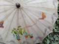 Стар дамски чадър за слънце,1900-1920г, снимка 8