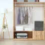 vidaXL Кутии за съхранение, 2 бр, текстил, 43x34x23 см, антрацит, снимка 2