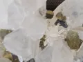 №229,Кварц,Кварцова друза,Халкопирит,Сфалерит,Планински кристал,Кристали,Минерали,Родопи,Мадан,, снимка 5