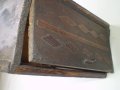 Стара кутия за часовник с интарзия, снимка 7