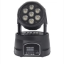 Флаш LED движеща се глава парти проектор 7x10w rgbw, снимка 8