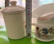 Порцеланов буркан и каничка, снимка 5