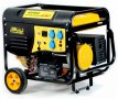 Бензинов Генератор за ток с пълна автоматика BULPOWER 6.5 KW Монофазен с колела, снимка 2