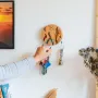 Стенен ключодържател със 4 метални заклинващи ключодържатели, снимка 4