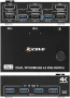 KCEVE DP HDMI USB 3.0 KVM превключвател 2 компютъра 2 монитора, два монитора Displayport KVM, снимка 5