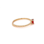 Златен дамски пръстен 1,18гр. размер:56 14кр. проба:585 модел:22004-5, снимка 2