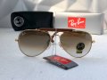 Ray-Ban RB3422 RB3025 limited edition слънчеви очила Рей-Бан авиатор с кожа, снимка 3