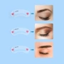 Сет 3 броя Шаблони за вежди Eyebrow Stencil Card, снимка 1