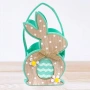 6410 Декоративна великденска кошничка за яйца Зайче, снимка 2
