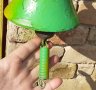 Зелена жаба - камбана, метал, стара, за закачане, закача се, снимка 4
