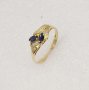 Златни пръстени с сапфири, рубини и диаманти- 18К, снимка 11