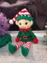 Плетена играчка Елф, Плетени, ръчно изработени, Подарък за Коледа, снимка 6