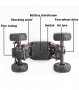 ROCK CRAWLER ОФРОУД ДЖИП АВТОМОБИЛ С ДИСТАНЦИОННО 4Х4 - код 2104, снимка 8