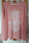 LC Waikiki розова блуза, снимка 1 - Блузи с дълъг ръкав и пуловери - 44793988