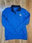 Мъжка синя блуза с яка нова, снимка 2