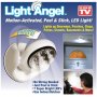 1716 LED лампа Light Angel, с датчик за движение Бяла светлина диоди, снимка 1 - Лед осветление - 34658581