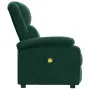 vidaXL Масажен стол, тъмнозелен, кадифе, снимка 4