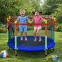 Промо Детски Батут с Предпазна мрежа с Диаметър 140 см.Издържа до 150 кг, снимка 3