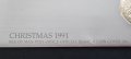   Нумизматичен плик. Остров  Mан. 1991 год. 50 пенса.  КОЛЕДНА  сцена на РОЖДЕСТВОТО . Рядка.монета., снимка 7