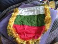 Флаг голям мачов на Локомотив Русе 35х32см с ресните от 70-те години, снимка 4