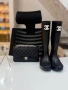 Chanel Дамски Черни Ботуши Шанел Код SK470, снимка 7