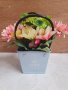 Изкуствени цветя в кашпи, снимка 3